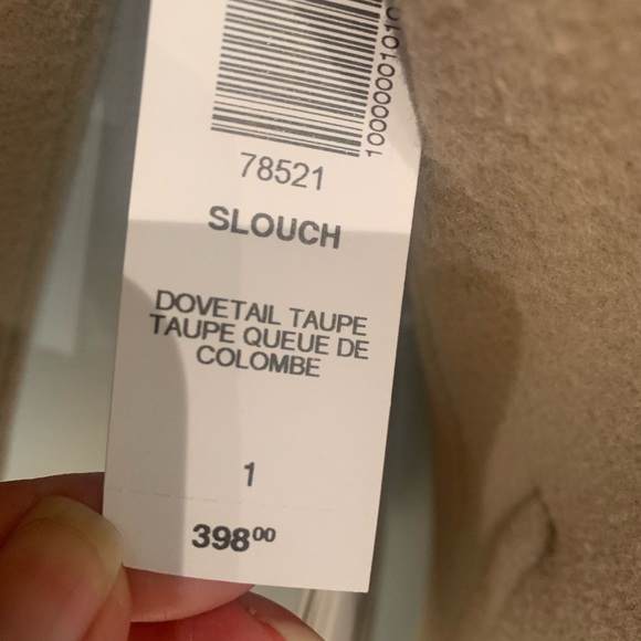 Babaton slouch coat in dovetail taupe NWT - Picture 3 of 3